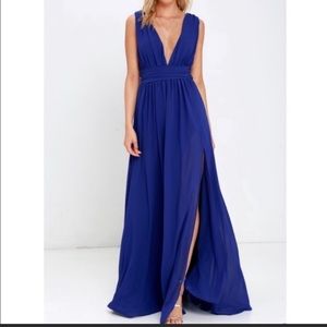 LULU’s Royal blue formal dress